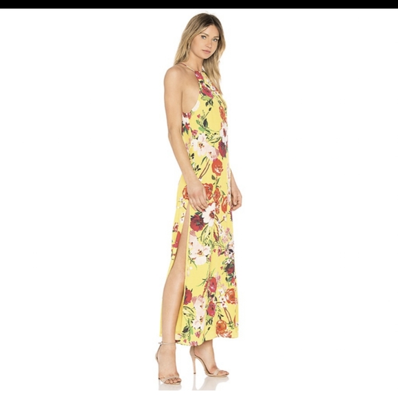 Privacy Please Beldon yellow maxi dress Size Small - Picture 2 of 10